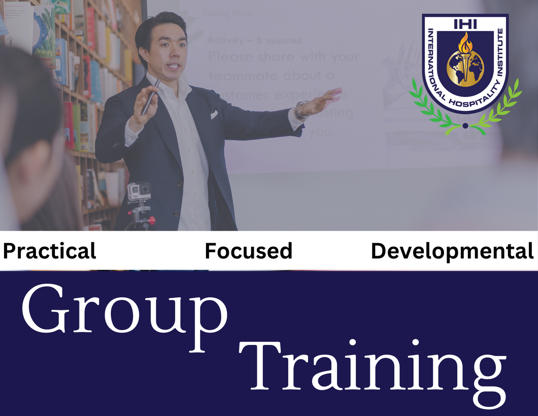 Customized Group Training *Contact IHI Directly for Pricing**