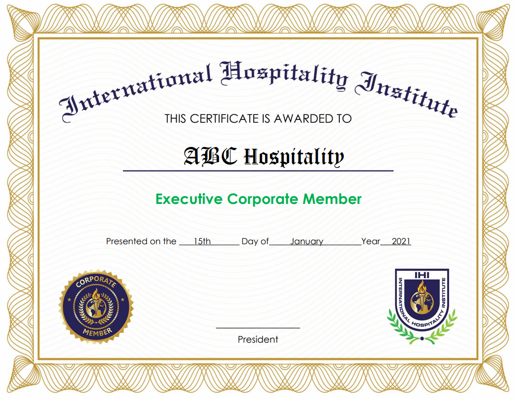 Executive Corporate Membership