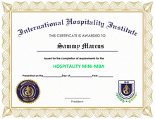 Load image into Gallery viewer, Certified Hospitality Expert (CHEx)-Mini-MBA Program
